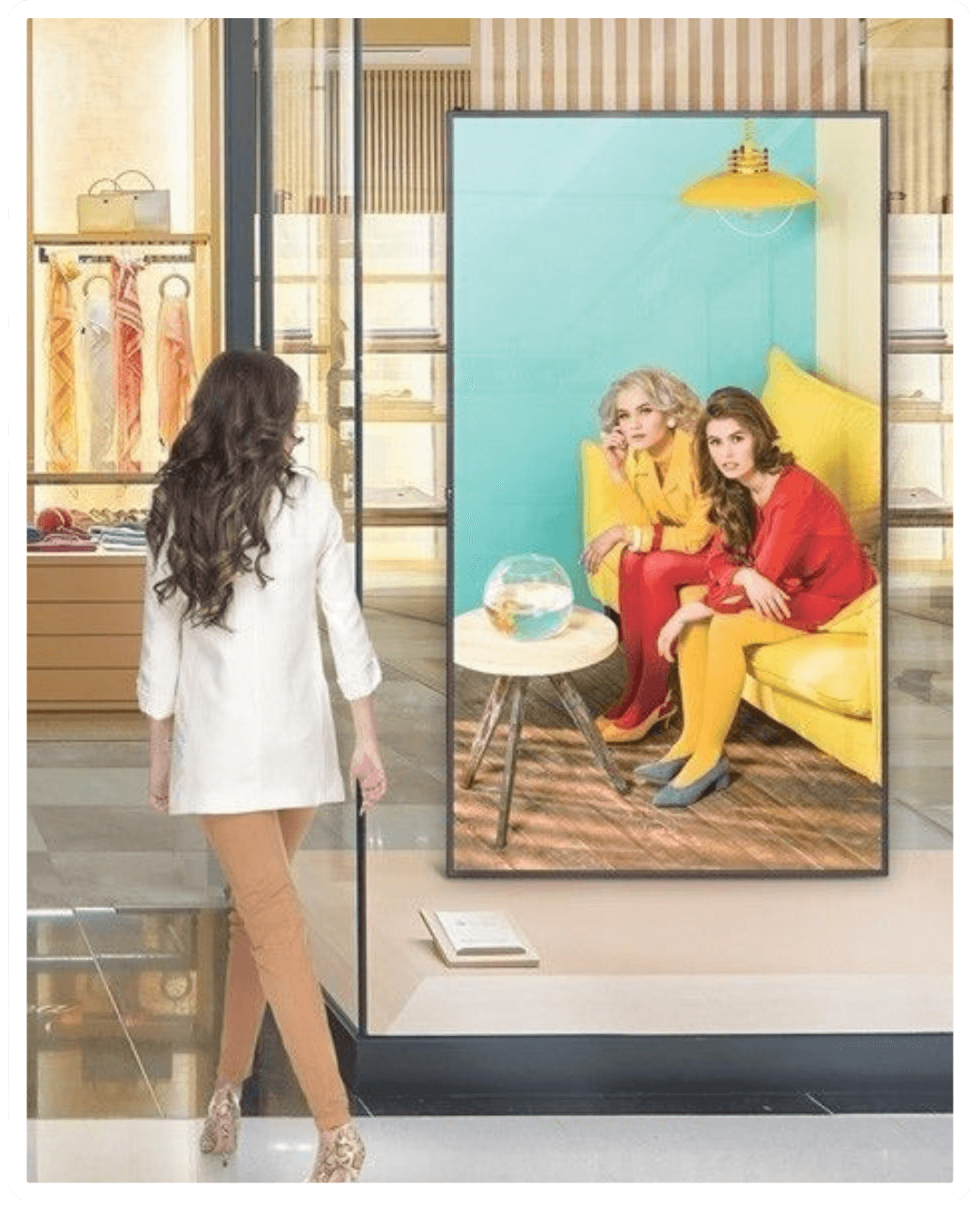 écran vitrine